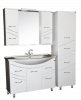 Афина мебель для ванной комнаты Валенсия 900/2(тумба+раковина+шкаф-зеркало)