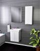 Мебель для ванной комнаты Dreja eco Mini 60, белый лак (тумба+раковина)