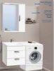 Vako Мебель для ванной Ника 120 R/L подвесная белая тумба+ раковина+зеркало