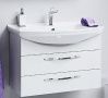 Aqwella Мебель для ванной тумба Аллегро 65 + раковина  (подвесной\два ящика)